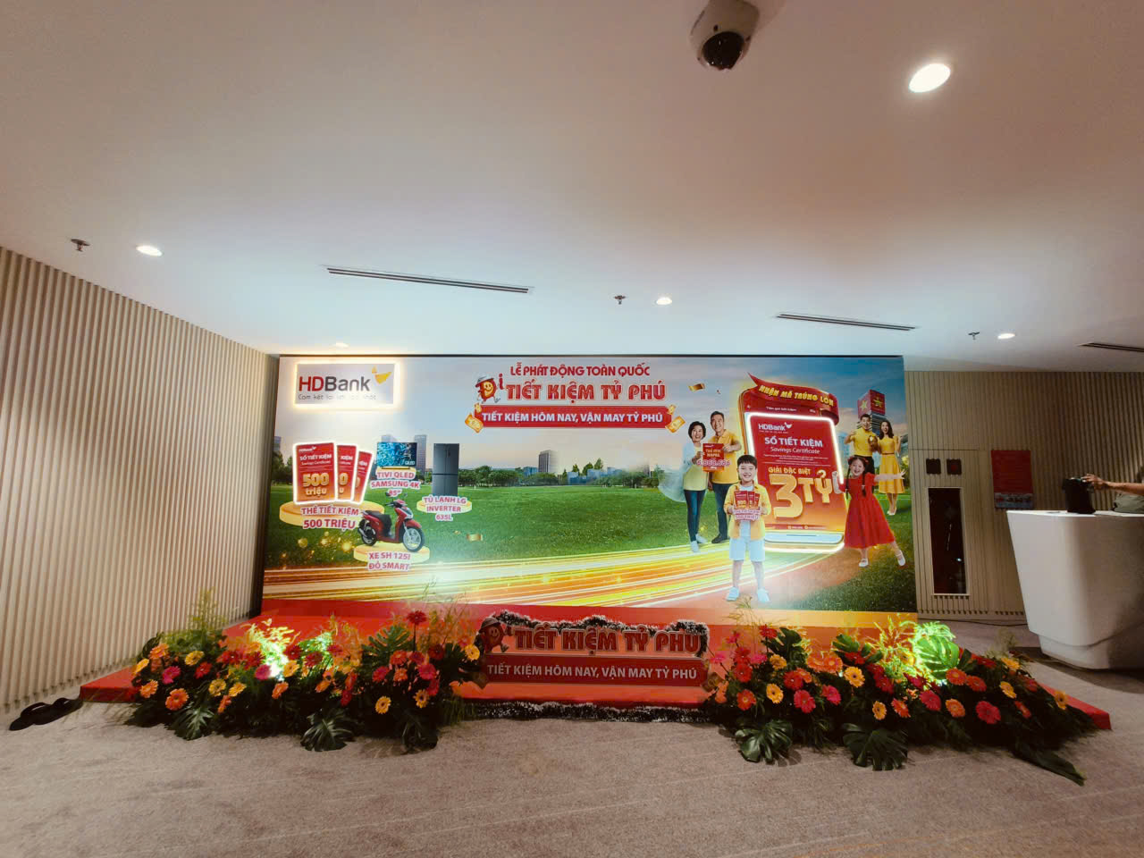 Sân khấu sự kiện HDBank
